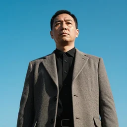 G-Man in a blue sky