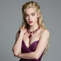 studio portrait absurdly beautiful, elegant, graceful, rhagar targaryen young hypercolorful contrast sensual gravure idol red rubies and jewels, ultrafine hyperrealistic detailed face illustration by kim jung gi, irakli nadar, intricate linework, sharp focus, bright colors, matte, octopath traveler, final fantasy, unreal engine highly rendered, global illumination, radiant light, intricate environment