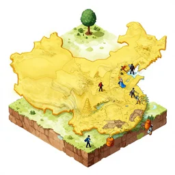 Isometric gameplay of Fallout China