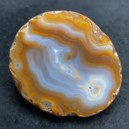 banded agates that resemble a tropical beach