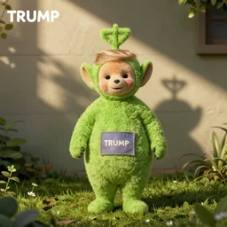 Donald Trump as a Teletubbie