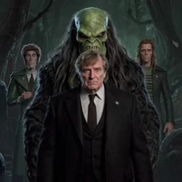 lovecraft lovecraftian portrait of hugh laurie, cthulhu, pixar style, by tristan eaton stanley artgerm and tom bagshaw.