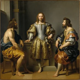 the painting of meninas but painted in the twenty - first century