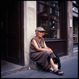 Candid Street Photography. Kodachrome 64