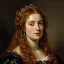 most beautiful face Celtic Queen by J.M.W Turner