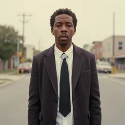 Tyler the Creator in a Wes Anderson movie, detailed, 8K, shot on Kodak Ektar