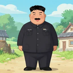 kim jong un boondocks character