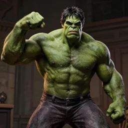 the hulk flexing his muscles, cinematic volumetric lighting f 8 aperture cinematic eastman 5 3 8 4 film photorealistic by greg rutkowski by stanley artgerm by alphonse mucha