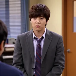 Jungkook from bts in The Office TV show season 7, HD, 2009 , official