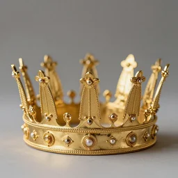 a beautiful photo of a golden crown