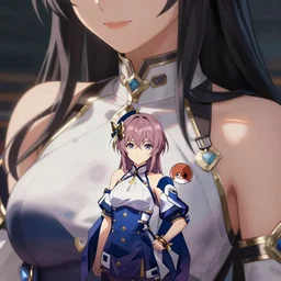 closeup upper body artwork of a female character, incredibly detailed, D&D, anime key visual, Fate/Zero, Steins;Gate, finished concept art, cinematic filter, digital art by Makoto Shinkai and CLAMP, trending on Artstation