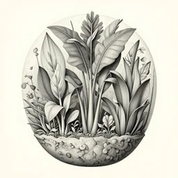 intricately detailed a journey inside the physiology of plants, an ultrafine detailed painting by rafal olbinski, behance contest winner, pop surrealism, detailed painting, very detailed, minimalist, skeuomorphic, airbrush art