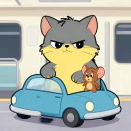 gray yellow my little pony, cat, car, wombat, rage face, tom as jerry in metroid anime costumes in the subway