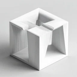 parametric of 3 d box shape grammar furniture, very detailed