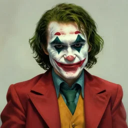 portrait of the joker, artstation, elegant, highly detailed, digital painting, concept art, smooth, sharp focus, illustration, art by studio ghibli, fujita goro, atey ghailan, tom whalen, jean giraud 8 k