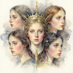 Geistlichkeit banqueting erudite of paper God serenity BEAUTY, cinematic, creative, fromme Seele, artistic, pioneering oblique frail watercolor aesthetic, intricate drawing, realistic fantasy, extremely detailed and beautiful aesthetic faces, establishing shot, 8k resolution