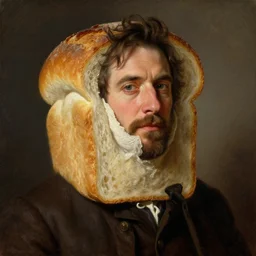 beautiful portrait of steve buscemi as an anthropomorphic loaf of bread, art by anders zorn, wonderful masterpiece by greg rutkowski, beautiful cinematic light, american romanticism thomas lawrence, greg rutkowski