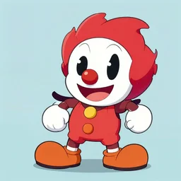 Cuphead animation, cuphead screenshot, clown