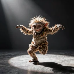 gollum breakdancing