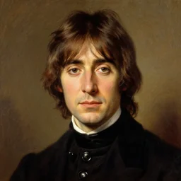regency era painting of a young george harrison with thick eyebrows