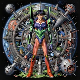 detailed image of a creepy world in deep space by richard corben, rich deep colors. masterpiece . intricate artwork, very coherent symmetrical artwork, cinematic, hyper realism, high detail, auschwitz camp,  octane render, unreal engine, 8k, Vibrant colors, Smooth gradients, High contrast, depth of field. by Katsuhiro Otomo, full body character drawing, inspired by Evangeleon, clean ink detailed line drawing, intricate detail, extremely detailed.