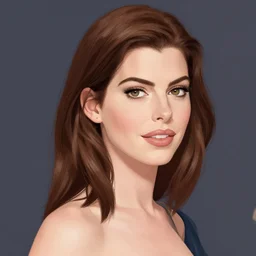 anne hathaway by bryan lee o'malley