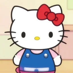 kitty cat, character, anime