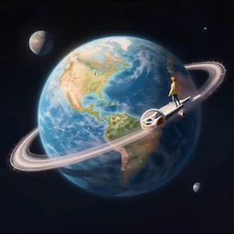 dream of another planet, digital art