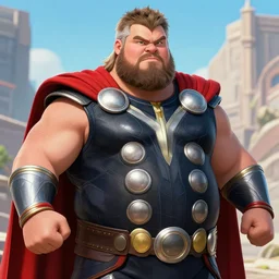 Giga Chad as Thor