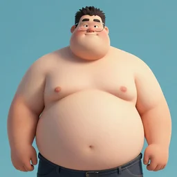 giant obese man