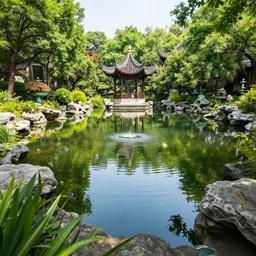 luxurious pond