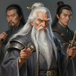a detailed portrait of an anime old wizard, by victo ngai and justin gerard, digital art, realistic painting, very detailed, sharp focus, fantasy, dnd, character design, trending on artstation