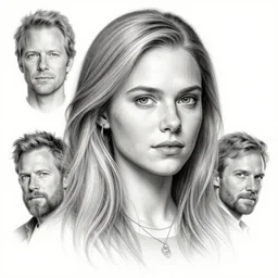 ruth from ozark, character portrait, concept art, intricate details, highly detailed by greg rutkowski, michael whelan and gustave done