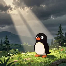 a scene from pingu, cray animation.