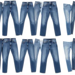 a seamless pattern of jeans