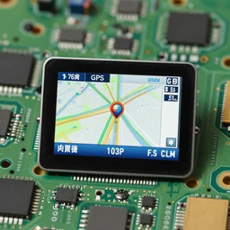 gps navigation inside a pcb with installed components