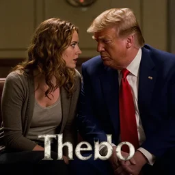 sarah huckabee sanders and zombie donald trump jr. in an intimate scene from the movie'the notebook '. directed by wes craven. professional photography