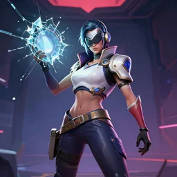 screenshot of Valorant, new agent with shattered mirror ability