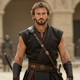 handsome and strong kurdish!!!! samurai in a movie directed by christopher nolan, movie still frame, promotional image, imax 7 0 mm footage, perfect symmetrical facial features