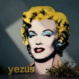 yeezus, by andy warhol