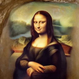cave painting ( ( ( ( ( ( ( mona lisa ) ) ) ) ) ) ) ) )