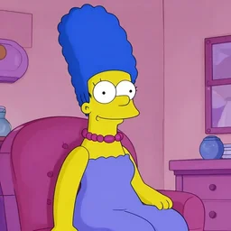 Marge Simpson as a real person