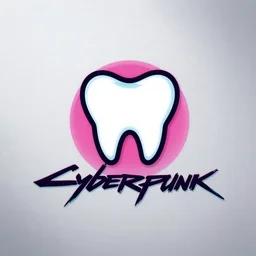cyberpunk dental logo