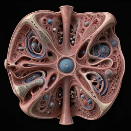 biological valve body megastructure in the style of max ernst, beautiful intricate masterpiece, hyper detailed, hd