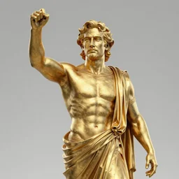 golden greek statue of nicolas cage as the god of acting, highly detailed, digital painting, artstation, concept art, illustration, art by artgerm and greg rutkowski and alphonse mucha
