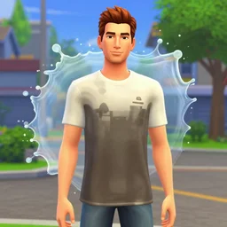 paterick bateman in sims 4, splash image