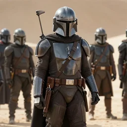 a scene from the mandalorian ( tv show )