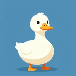 modern vector portrait of a dictator duck with a human - like face holding a sword, flat art, award winning art, mascot, detailed, clean, realistic
