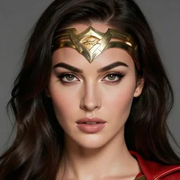 portrait of Megan Fox as an evil super hero , beautiful eyes, art by Patrick Gleason and Mobius , highly detailed, award winning, artstation
