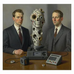 the future fossilized remains of the internet, socialist realism painting, by jakub rozalski artgerm and greg rukowsky highly detailed